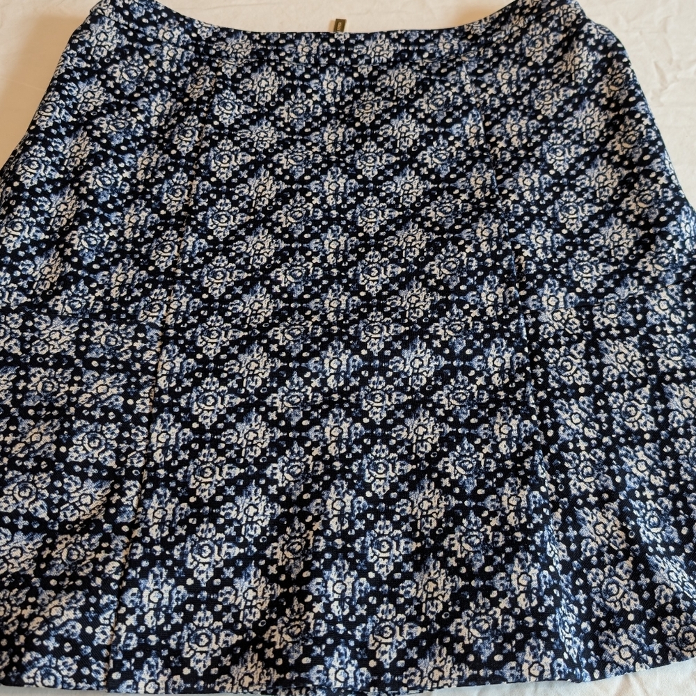 Michael Kors geometric tulip flare design skirk